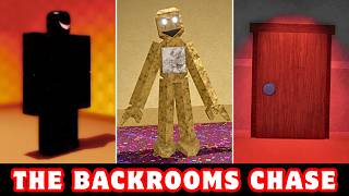 ALL THE BACKROOMS CHASE - Roblox DOORS But Bad Fan Remake