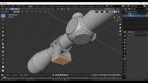 Modelling sniper scope in blender| Time lapse