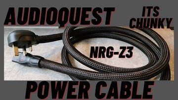 AudioQuest NRG Z3 Power Cable Review