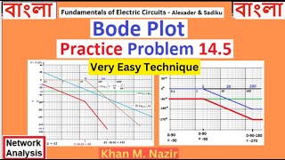(Bangla)ENA || Practice 14.5  || Bode Plot || Made Easy Technique