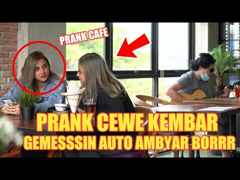 PRANK CAFE KEMBALI!! MANIS NYA SI KEMBAR INI GA ADA OBAT!! AMBYARR PARAHH