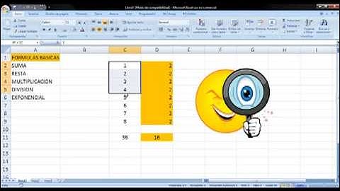 06 FORMULAS BASICAS CURSO BASICO DE EXCEL 2007 PARA PROFESIONALES