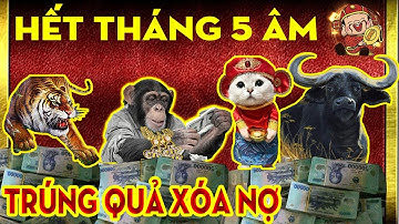 THẦN TÀI CHỐT SỔ, 4 Con Giáp Đang Nợ Ngập Mặt Bỗng TRÚNG QUẢ XÓA NỢ, Hết Tháng 5 Âm Giàu Khét Tiếng.