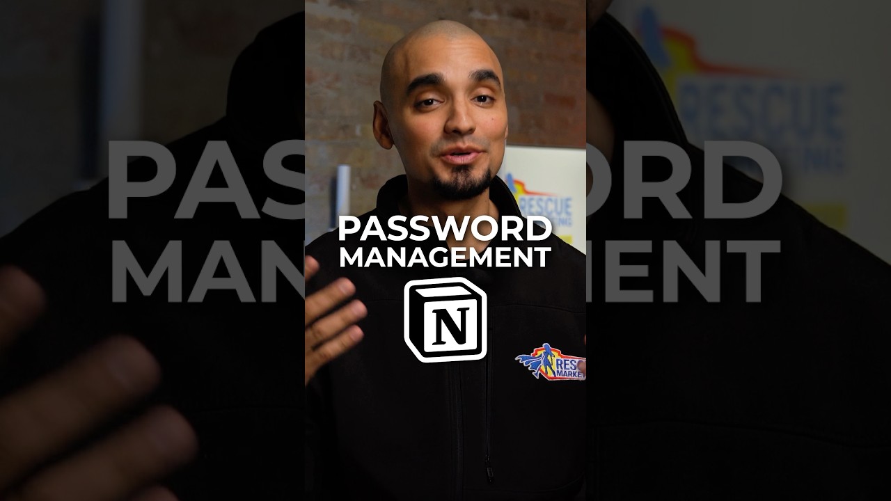 The Best Password Manager | Notion Template (FREE!)