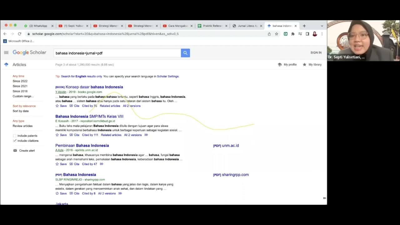 Strategi Menemukan Referensi dan Identifikasi Isi Artikel - YouTube
