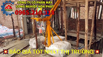 Báo giá bộ Khung cẩu xoay 360 độ  Khung cẩu xoay xây dựng cần tròn cực khỏe tải trọng 500kg  giá rẻ