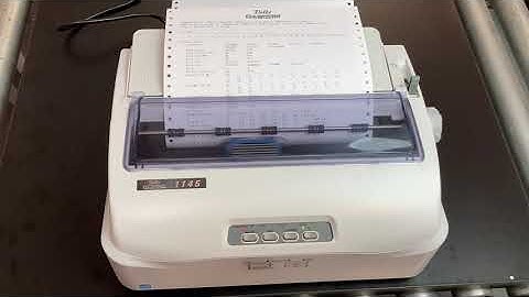 Tally Dascom 114x Menu print-out