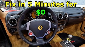 Fixing the Dead Spot on a Ferrari F430 Steering Wheel