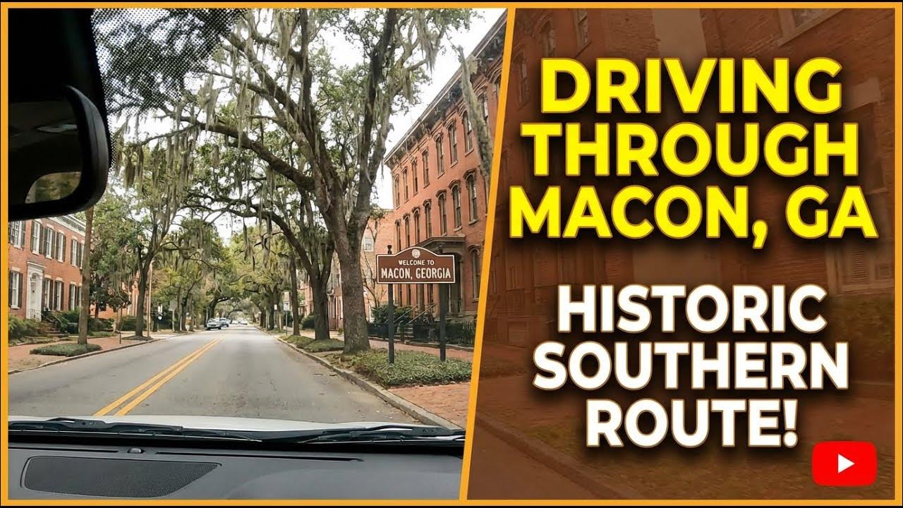 Driving through Macon, YouTube