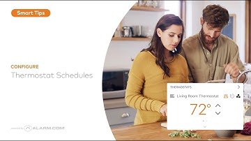 How to Schedule Your Alarm.com Smart Thermostat (Web)