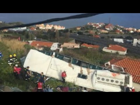 Tour bus crash kills 28 on Portuguese island