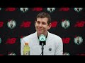 Brad Stevens discusses Jaylen Brown and first round pick Chris Cenac Jr. following 2026 NBA Draft