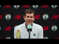 Brad Stevens discusses Jaylen Brown and first round pick Chris Cenac Jr. following 2026 NBA Draft
