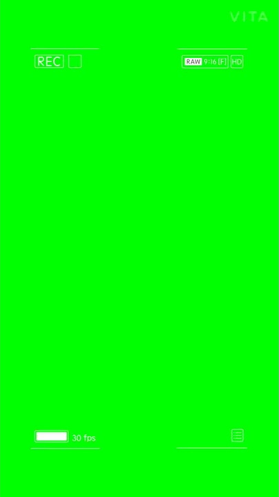 Dslr camera record green screen.