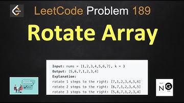 rotate array | rotate array leetcode | leetcode 189 | 2 solutions