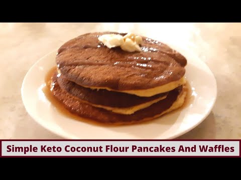 Simple Keto Pancakes And Waffles (Nut Free And Gluten Free)