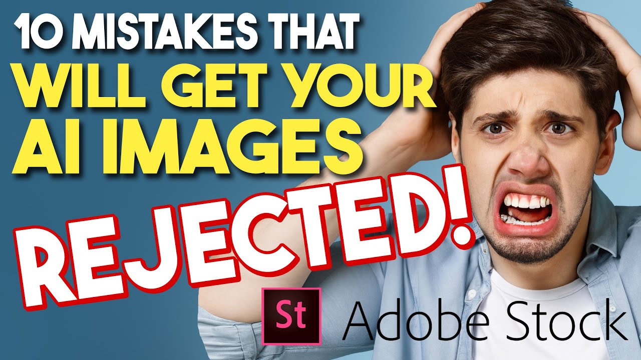 Why Adobe Stock Rejects Your AI Images - Don't Make These 10 Mistakes #adobestock #midjourney
