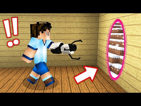 MINECRAFT - CONSTRUYO ARMAS PARA TELETRANSPORTARME - MINECRAFT PORTALES NO EXTREMO