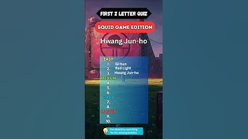 Can You Guess These 10 Questions from Squid Game | Squid Game Quiz #shorts #squidgame #squidgame2