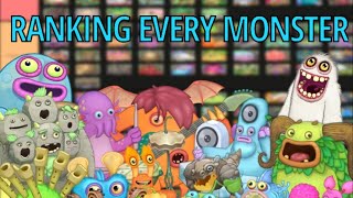 Ranking EVERY SINGLE Monster in My Singing Monsters