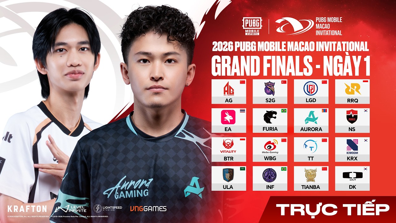 🔴 [VN] 2026 PUBG MOBILE MACAO INVITATIONAL | DAY 1