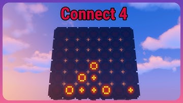 Minecraft Minigame: Digital Connect 4 [Redstone Vanilla]