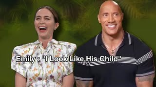 Dwayne Johnson And Emily Blunt Savage Moments #3