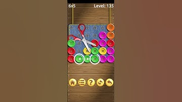 Buttons And Scissors Game Basic Gameplay Level 135 #gaming #shortsfeed #shortsvideo #shortsviral