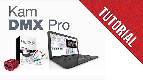 Kam DMX Pro - Fading Tool tutorial - DMX lighting controller system