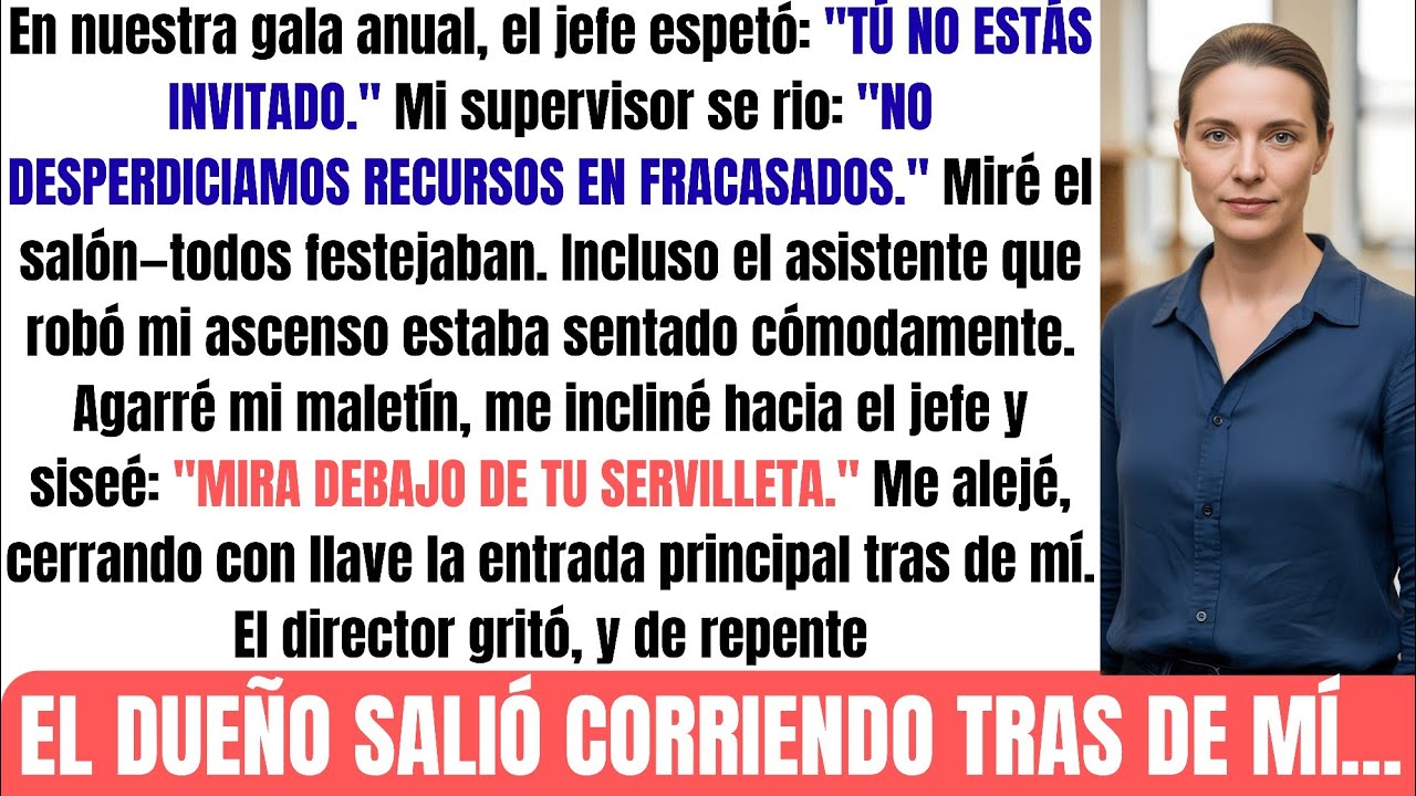 Jefe Me Dijo Que Comiera Afuera en la Fiesta – Desenmascaré Su Secreto Tóxico y Destruí la Empresa