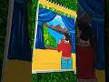 🍂beautiful window scenery drawing ✨🏠💫#art #shortsfeed #shorts #acrylicscenery