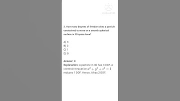 PGTRB #PHYSICS #Unit2 # Constraints and Generalized coordinates # new syllabus 2025# practices