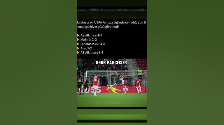 GALATASARAY UEFA AVRUPA LİGİ'NDE