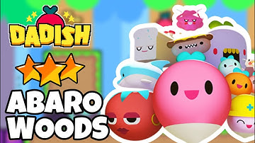Dadish: World 1 - Abaro Woods Walkthrough (Complete Stars)
