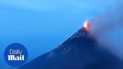 Dramatic footage of Guatemala