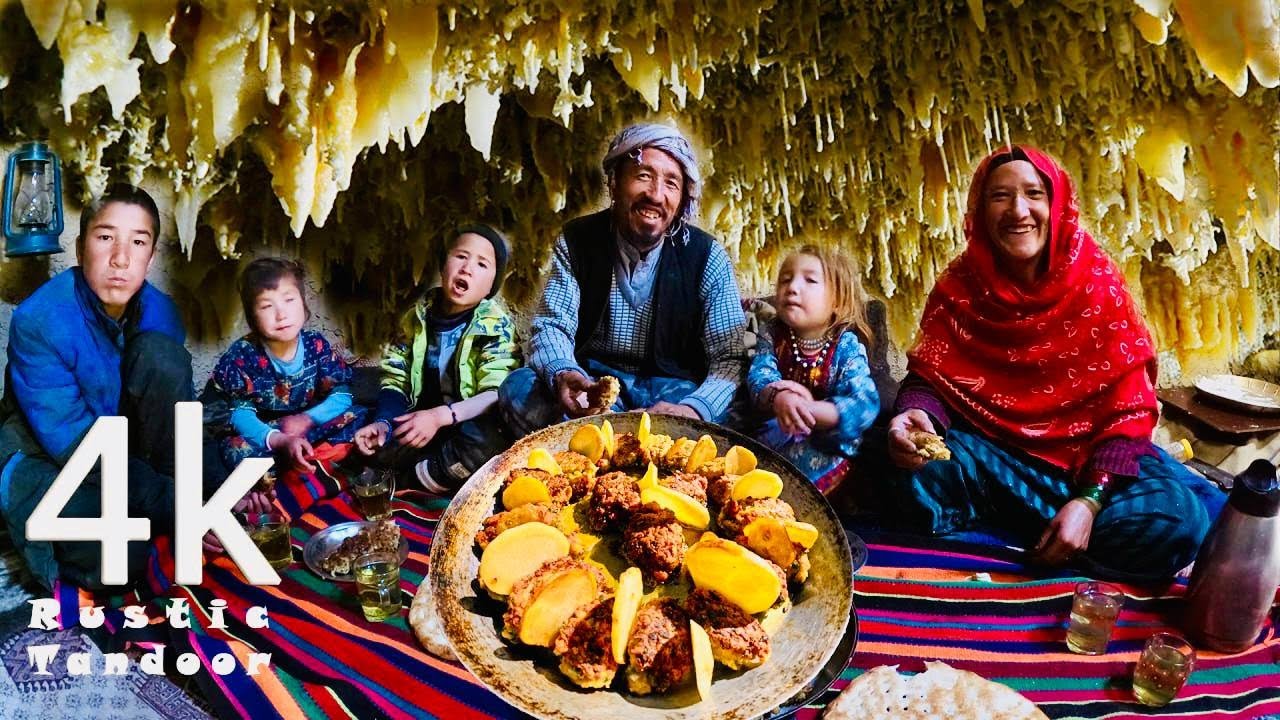 4K | Amazing Bamiyan Traditional Dish Inside a Cave – A Unique and ...