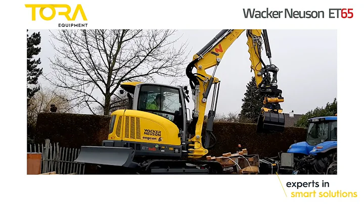 Wacker Neuson ET65 - met Engcon tiltrotator