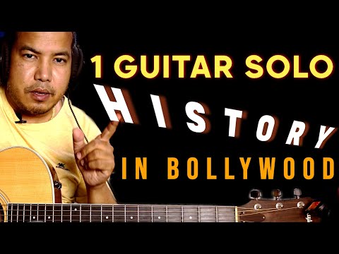 GUITAR SOLO MADE MUSIC HISTORY IN Bollywood (Acoustic Guitar Tutorial. (REQUEST GRANTED )