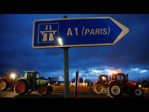 480px x 360px - French tractors roll into Paris to protest against 'agri ...