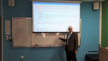 Multivariable Optimization with Inequality and Mixed Constraints: Optimization #3.1 | ZC OCW