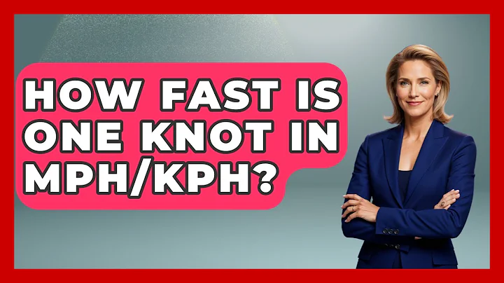 How Fast Is One Knot In Mph/kph? - Boat Life Masters