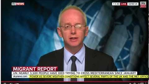 Protecting Refugees at Sea - Sky News Interview - Adrian Edwards