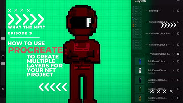 How to use Procreate to create NFT layers