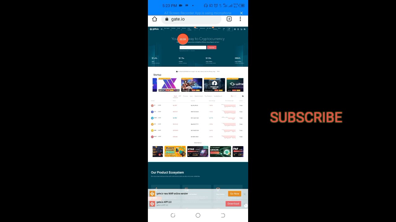 How to Sign up on Gate.io