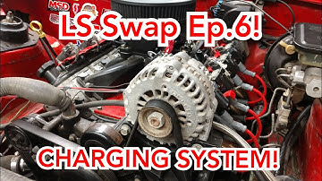 EASY LS Swap Alternator Wiring! It only takes one wire! How to add a resistor!