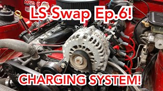 EASY LS Swap Alternator Wiring! It only takes one wire! How to add a resistor!