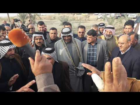 هكذا استقبلت عشائر ولد علي عنزة الحاج المجاهد ابو صادق الحلي البطل آمر لواء التاسع حشد شعبي