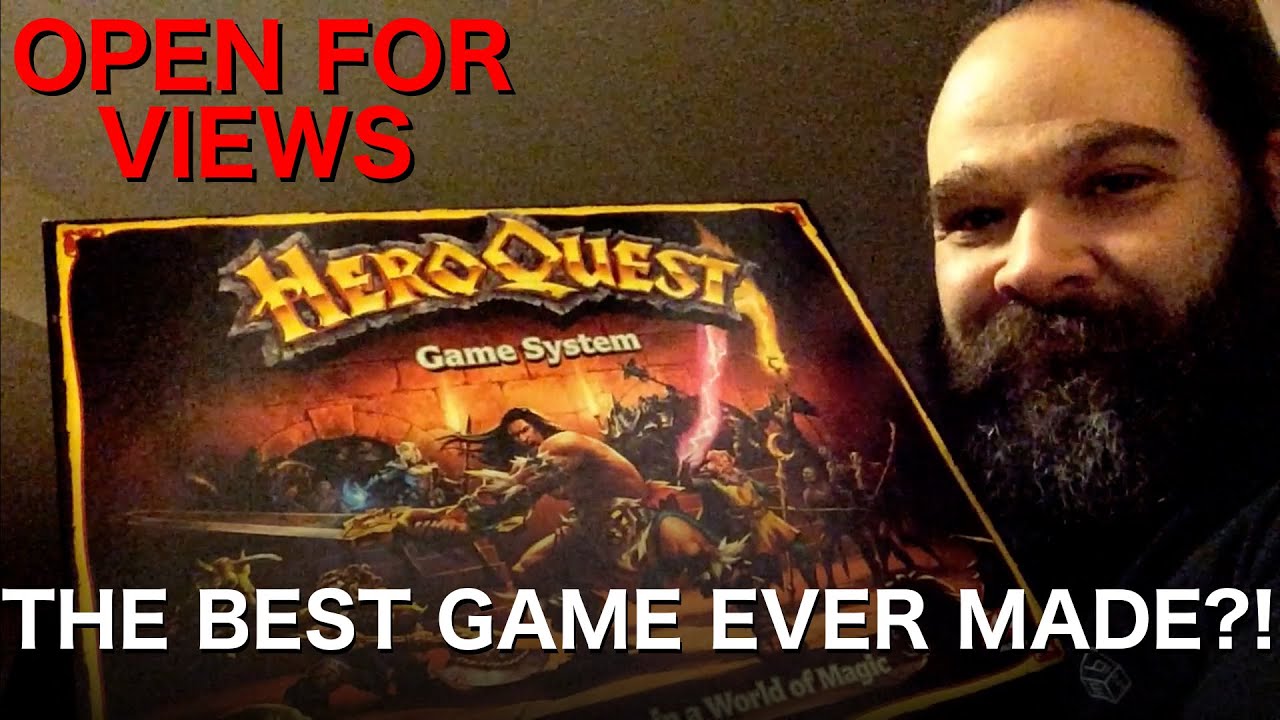 HeroQuest Retail [Unboxing, Component and Basic Rules Overview]