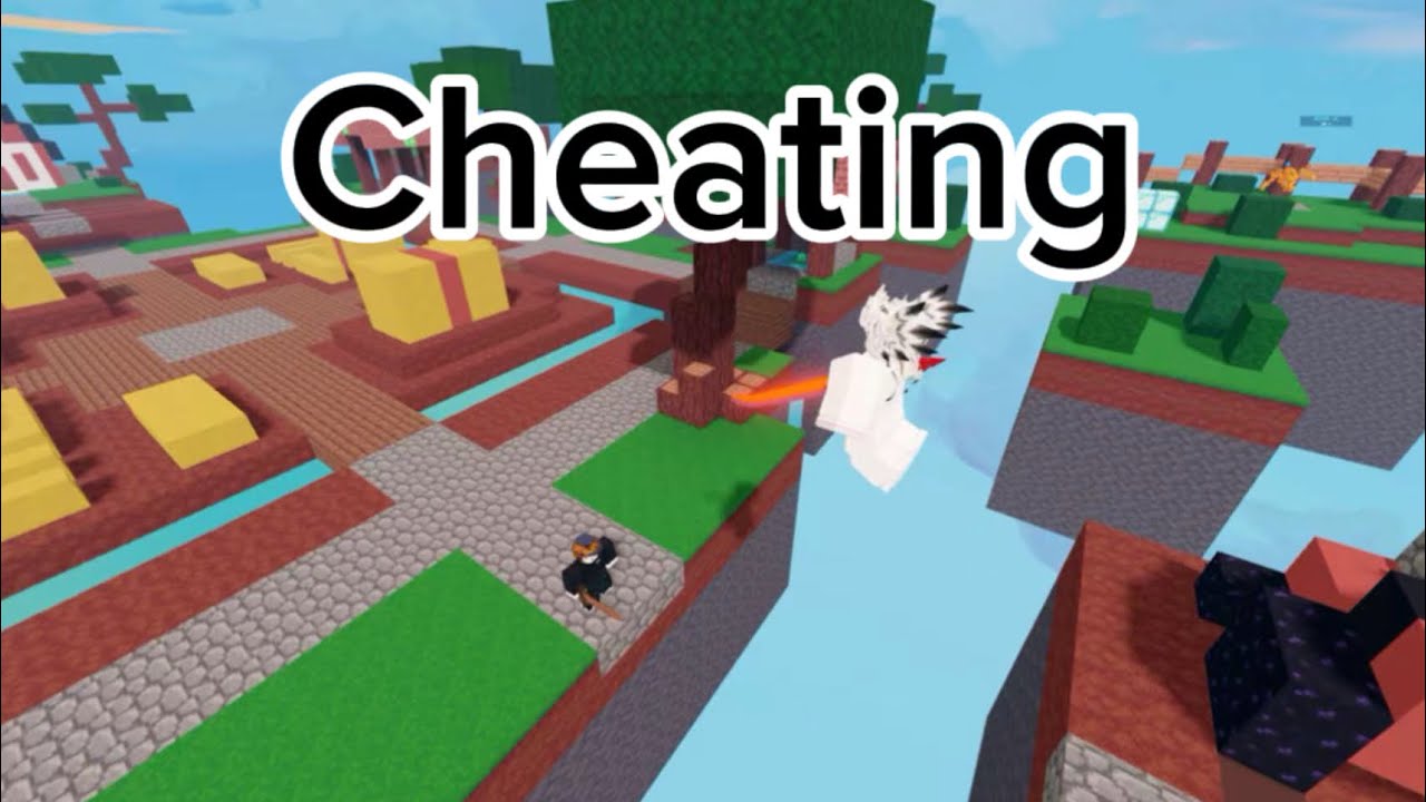 Cheating Against My Friend in Roblox Bedwars - YouTube