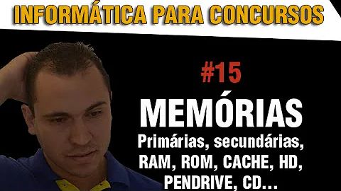 O que é memória primária e secundária?